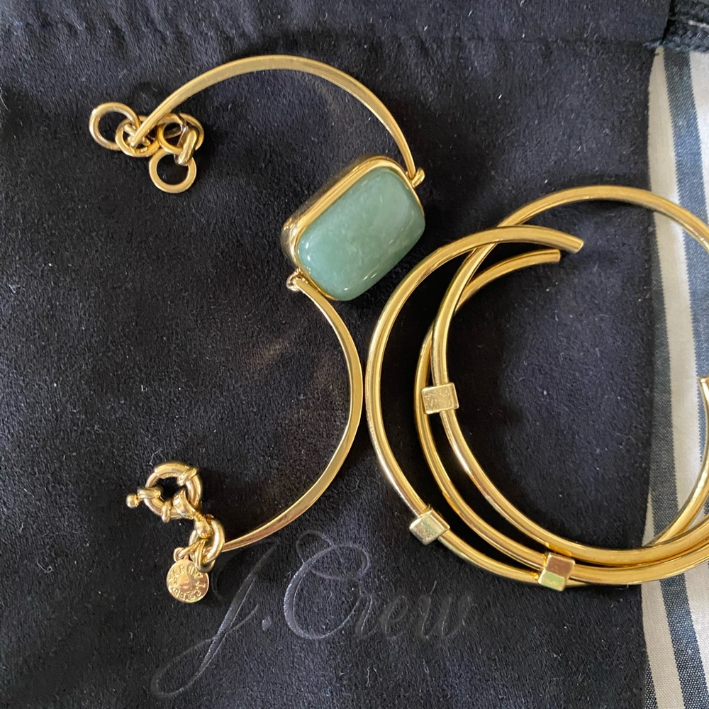 J. Crew womens jade jewelry bracelet. ECU